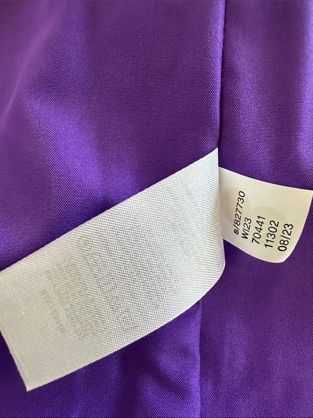 Ann Taylor Purple Tweed Boxy Blazer